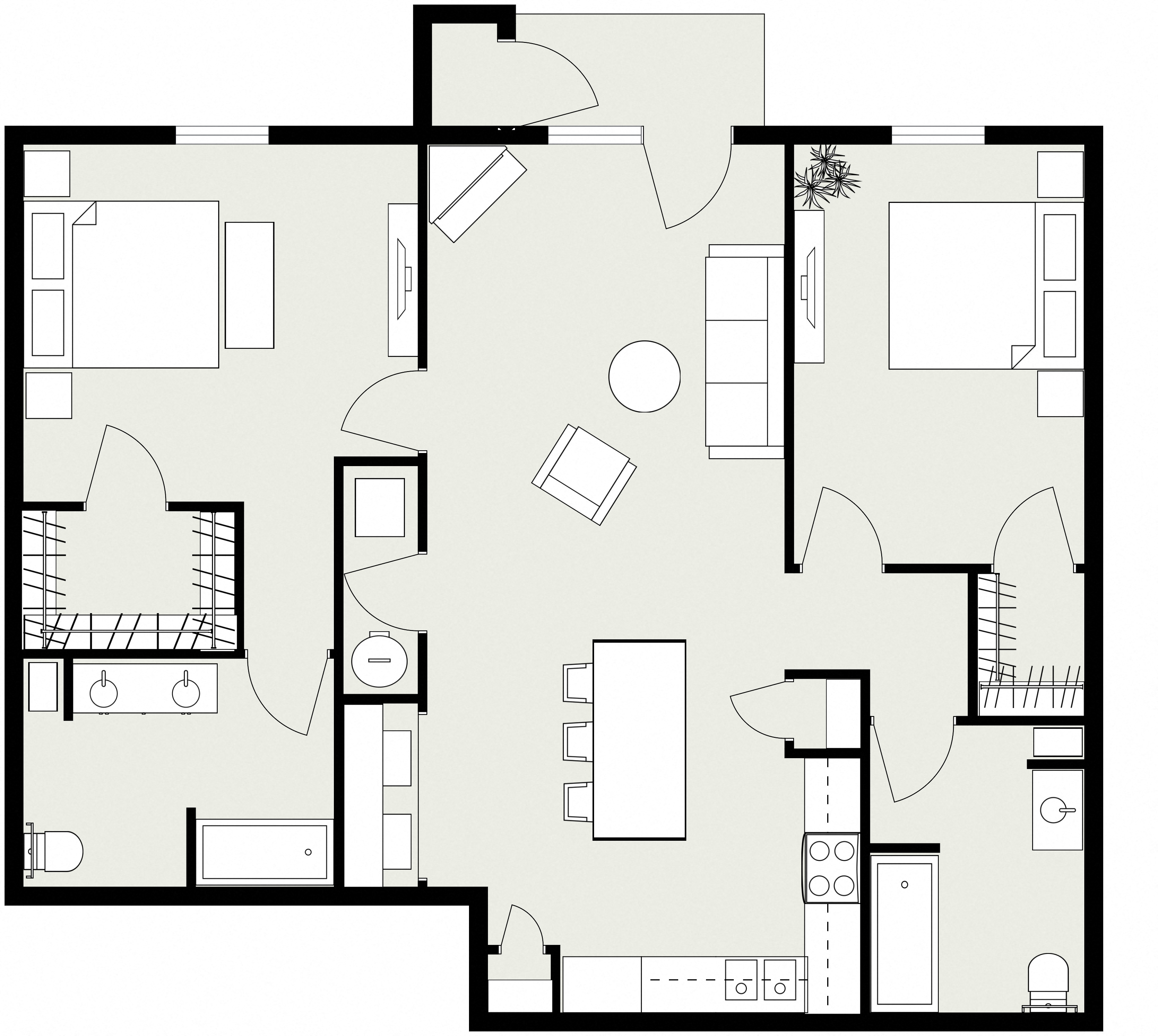 2 Bed 2 Bath